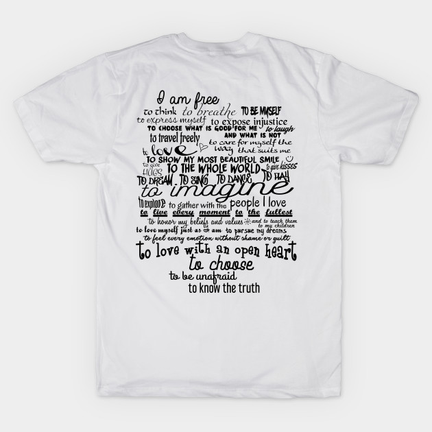 I am Free (with back) by je suis libre